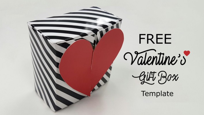 FREE PRINTABLES: ” Valentines Gift Box Template”